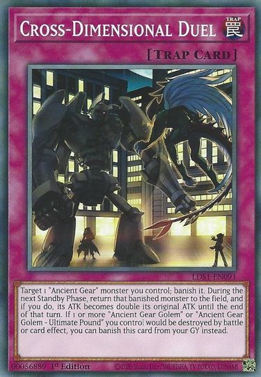 Cross-Dimensional Duel (LDS1-EN091) [Legendary Duelists: Season 1]