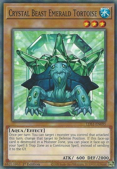 Crystal Beast Emerald Tortoise (LDS1-EN095) [Legendary Duelists: Season 1]