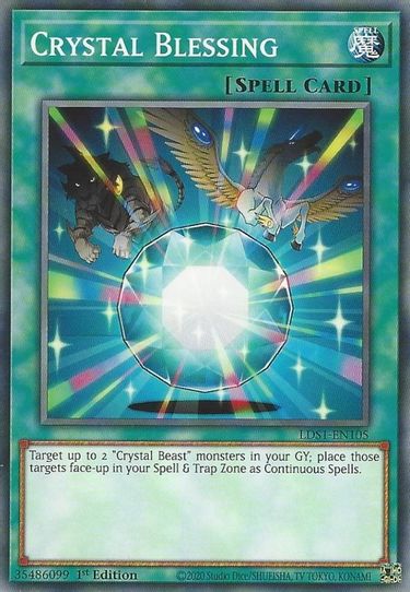 Crystal Blessing (LDS1-EN105) [Legendary Duelists: Season 1]