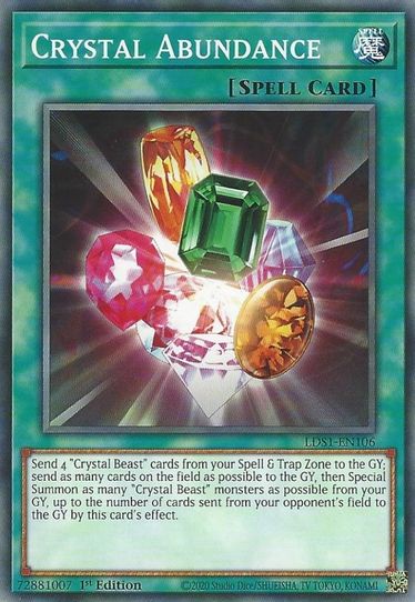 Crystal Abundance (LDS1-EN106) [Legendary Duelists: Season 1]