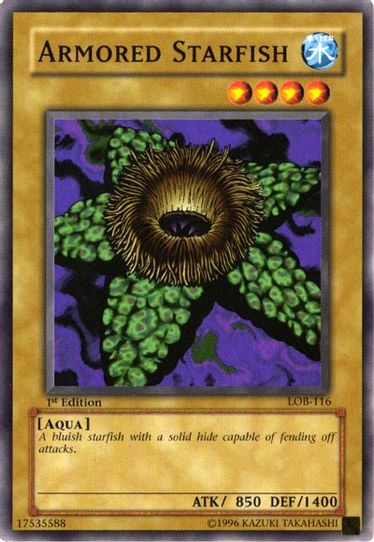 Armored Starfish (LOB-116) [The Legend of Blue Eyes White Dragon]