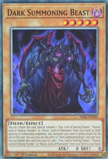 Dark Summoning Beast (SDSA-EN005) [Structure Deck: Sacred Beasts]