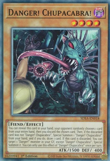 Danger! Chupacabra! (SDSA-EN018) [Structure Deck: Sacred Beasts]