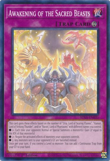 Awakening of the Sacred Beasts (SDSA-EN035) [Structure Deck: Sacred Beasts]