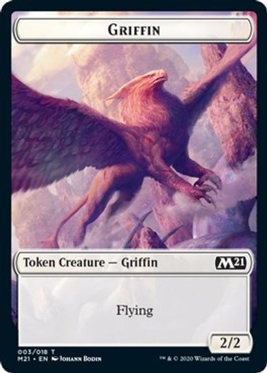 Angel // Griffin Double-sided Token (1) [Core Set 2021]