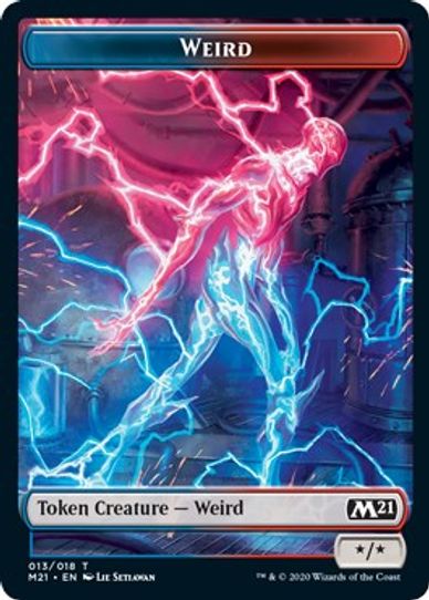 Angel // Weird Double-sided Token (1) [Core Set 2021]