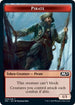 Pirate // Weird Double-sided Token (9) [Core Set 2021]