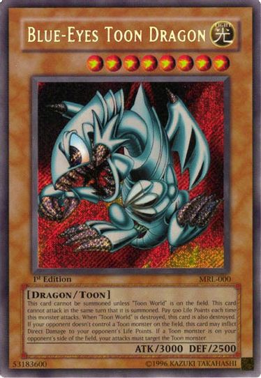 Blue-Eyes Toon Dragon (MRL-000) [Magic Ruler]