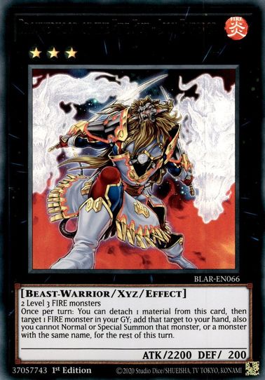 Brotherhood of the Fire Fist - Lion Emperor (BLAR-EN066) [Battles of Legend: Armageddon]