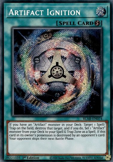 Artifact Ignition (BLAR-EN074) [Battles of Legend: Armageddon]