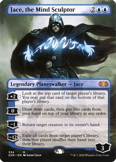 Jace, the Mind Sculptor (Borderless) (334) [Double Masters]