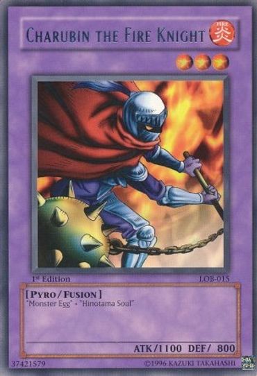 Charubin the Fire Knight (LOB-015) [The Legend of Blue Eyes White Dragon]