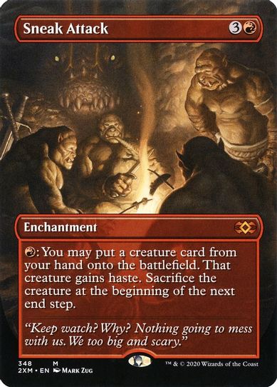 Sneak Attack (Borderless) (348) [Double Masters]