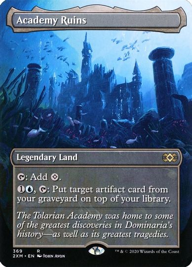 Academy Ruins (Borderless) (369) [Double Masters]