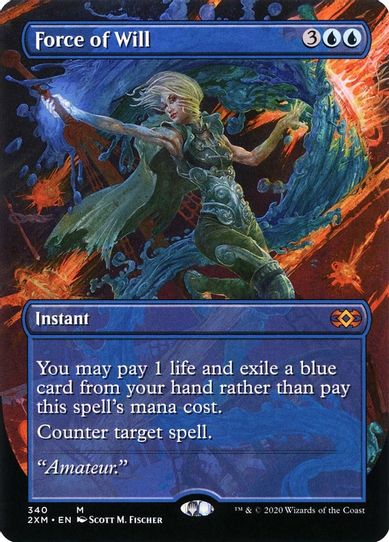 Force of Will (Borderless) (340) [Double Masters]