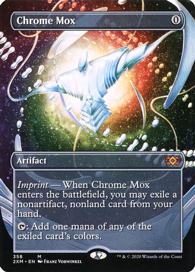Chrome Mox (Borderless) (358) [Double Masters]
