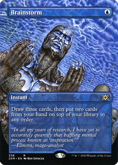 Brainstorm (Borderless) (338) [Double Masters]
