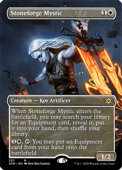 Stoneforge Mystic (Borderless) (337) [Double Masters]