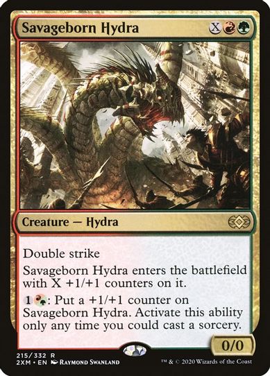 Savageborn Hydra (215) [Double Masters]