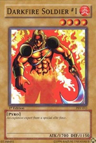 Darkfire Soldier # (PSV-043) [Pharaoh's Servant]
