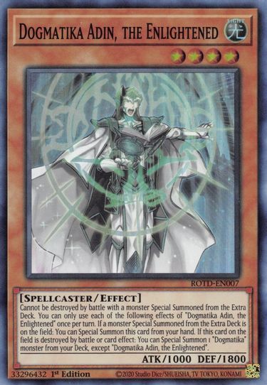 Dogmatika Adin, the Enlightened (ROTD-EN007) [Rise of the Duelist]