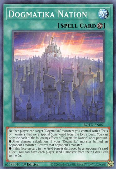 Dogmatika Nation (ROTD-EN051) [Rise of the Duelist]