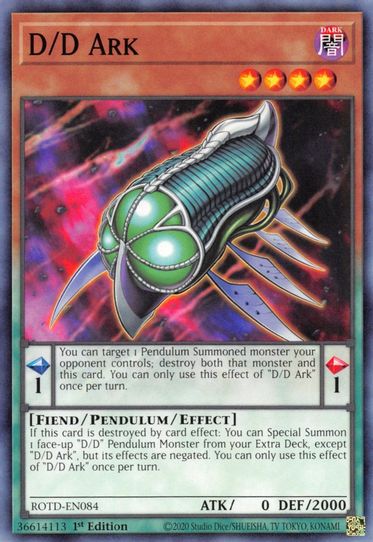 D/D Ark (ROTD-EN084) [Rise of the Duelist]