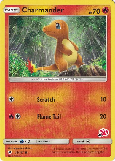 Charmander (# Charizard Stamped) (18/147) [Battle Academy]