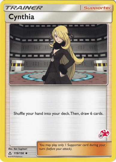 Cynthia (# Charizard Stamped) (119/156) [Battle Academy]
