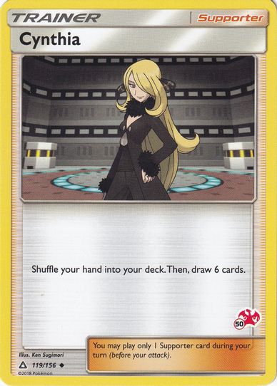 Cynthia (# Charizard Stamped) (119/156) [Battle Academy]