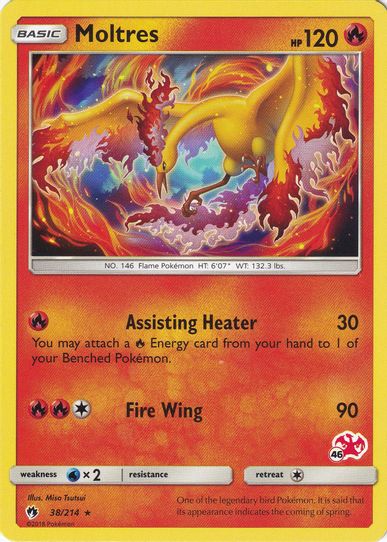 Moltres (# Charizard Stamped) (38) [Battle Academy]