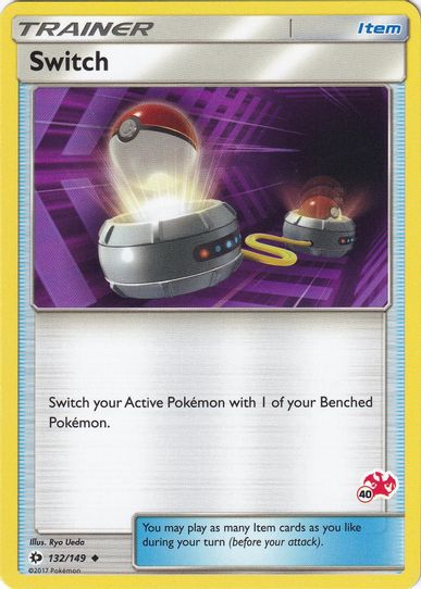 Switch (# Charizard Stamped) (132/149) [Battle Academy]
