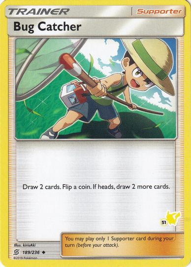 Bug Catcher (# Pikachu Stamped) (189/236) [Battle Academy]