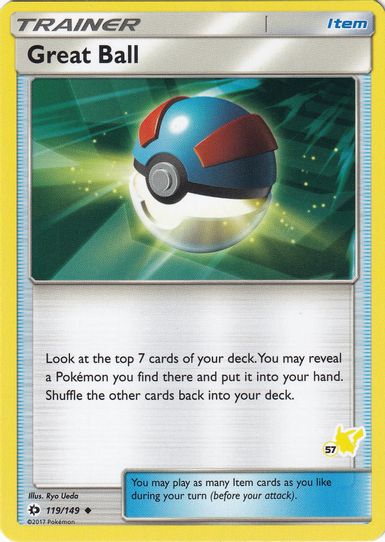 Great Ball (# Pikachu Stamped) (119/149) [Battle Academy]