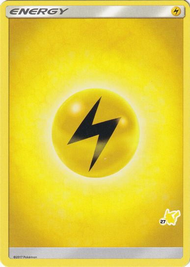 Lightning Energy (# Pikachu Stamped) (N/A) [Battle Academy]