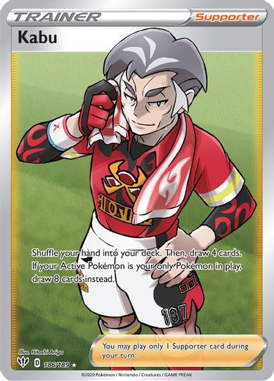Kabu (Full Art) (186/189) [Sword & Shield: Darkness Ablaze]
