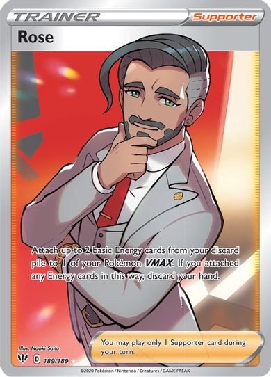 Rose (Full Art) (189/189) [Sword & Shield: Darkness Ablaze]