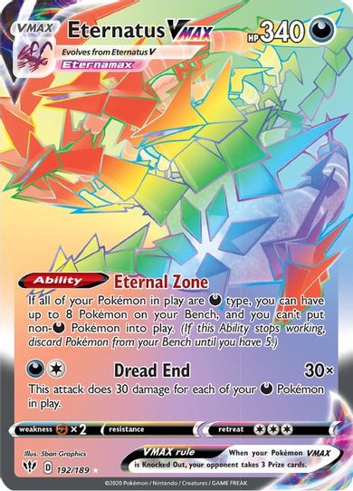 Eternatus VMAX (Secret) (192/189) [Sword & Shield: Darkness Ablaze]