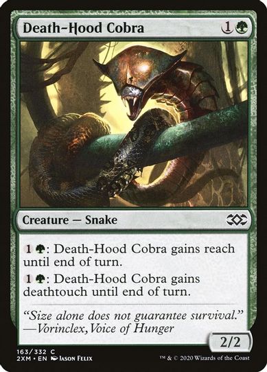 Death-Hood Cobra (163) [Double Masters]