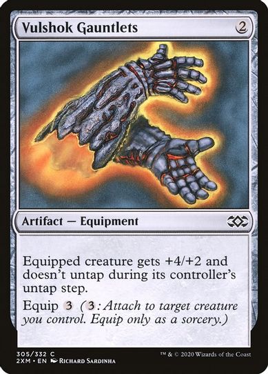 Vulshok Gauntlets (305) [Double Masters]