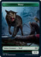 Wolf // Wurm Double-sided Token [Double Masters]