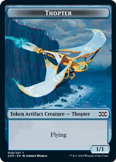 Thopter // Wurm Double-sided Token [Double Masters]