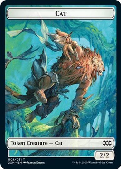 Cat // Servo Double-sided Token [Double Masters]