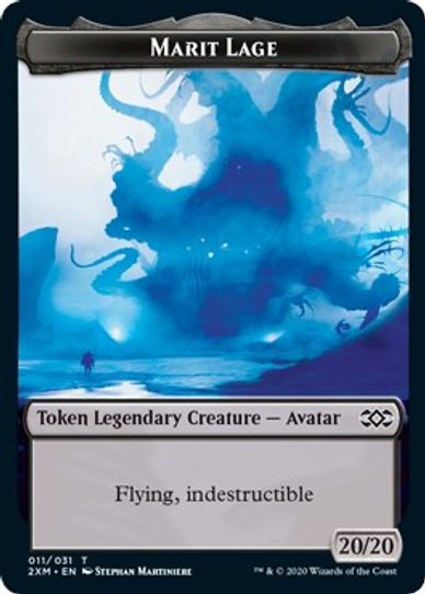 Marit Lage // Saproling Double-sided Token [Double Masters]