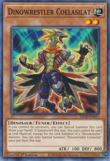 Dinowrestler Coelasilat (MP20-EN053) [2020 Tin of Lost Memories]