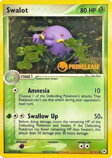 Swalot 50/101 (Prerelease Promo) [Nintendo Promos]