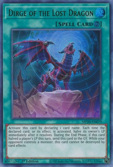 Dirge of the Lost Dragon (MP20-EN079) [2020 Tin of Lost Memories]