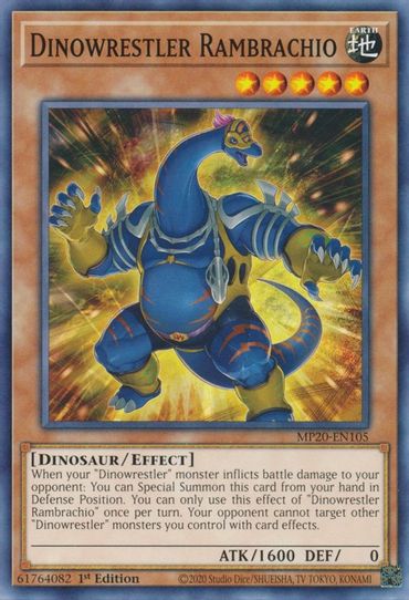 Dinowrestler Rambrachio (MP20-EN105) [2020 Tin of Lost Memories]