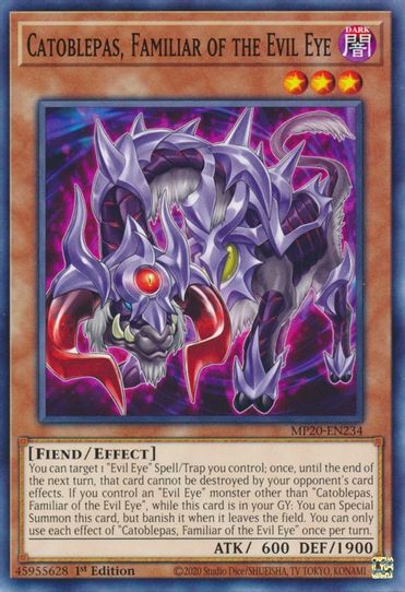 Catoblepas, Familiar of the Evil Eye (MP20-EN234) [2020 Tin of Lost Memories]