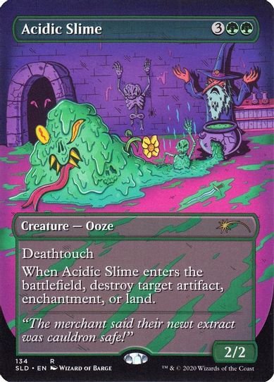 Acidic Slime (134) [Secret Lair Drop Series]